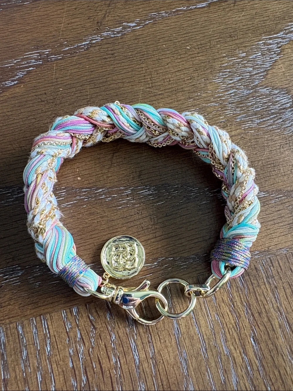 Kendra Scott Woven Metallic & Fabric Bracelet